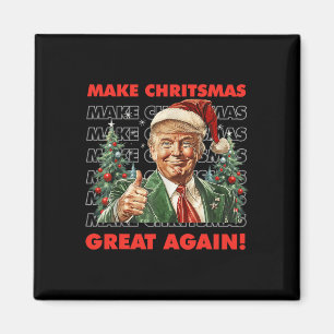 Imán Funny Trump hace a los Navidades grandes nuevament