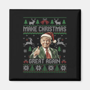 Imán Funny Trump hace a los Navidades grandes nuevament