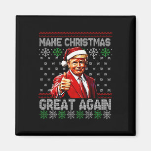 Imán Funny Trump hace a los Navidades grandes nuevament