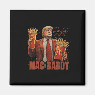 Imán Funny Trump Mcdon 2024 Fast Food Mac Daddy Hamburg