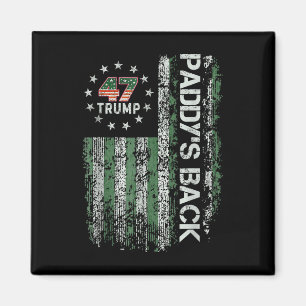 Imán Funny Trump Paddys Back 45 47 St Patricks Day Esta