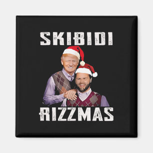 Imán Funny Trump Vance Skibidi Rizzmas hace Navidades G