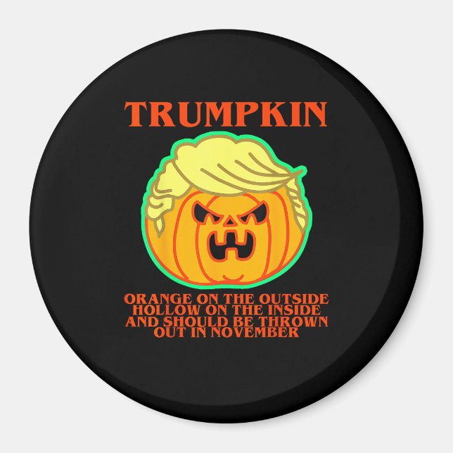 Imán Funny Trumpkin (Frente)