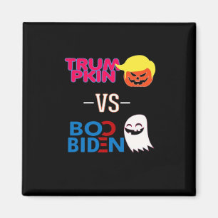 Imán Funny Trumpkin contra Boo Biden Clase de Diseño Ha