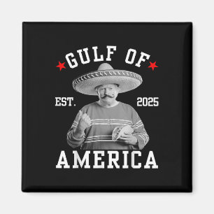Imán Funny Trumpshirt Golfo De EEUU Funny Mexico