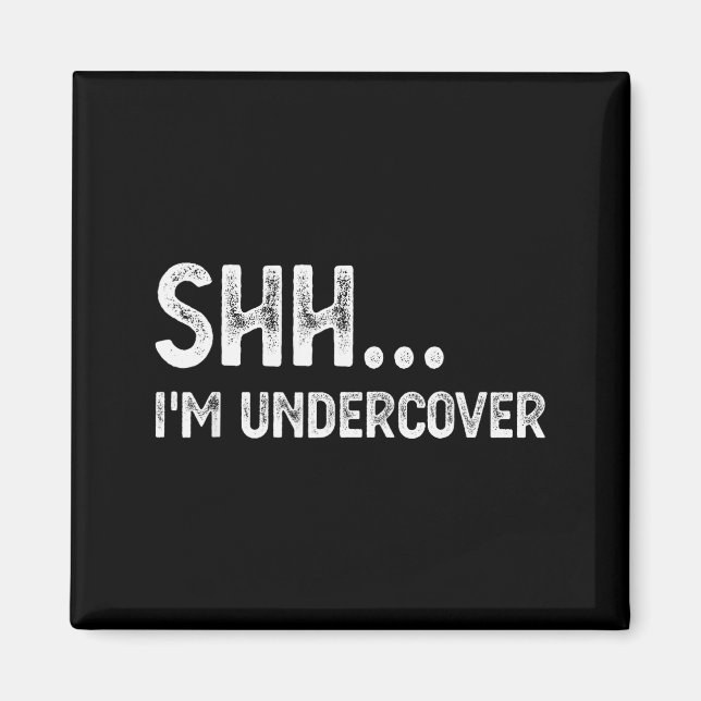 Imán Funny Undercover Cop Easy Costume Lice  (Frente)