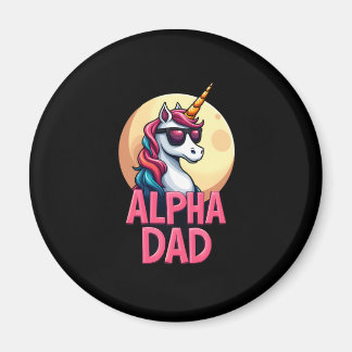 Imán Funny Unicorn Dad Laufey Men Father's Day Christma