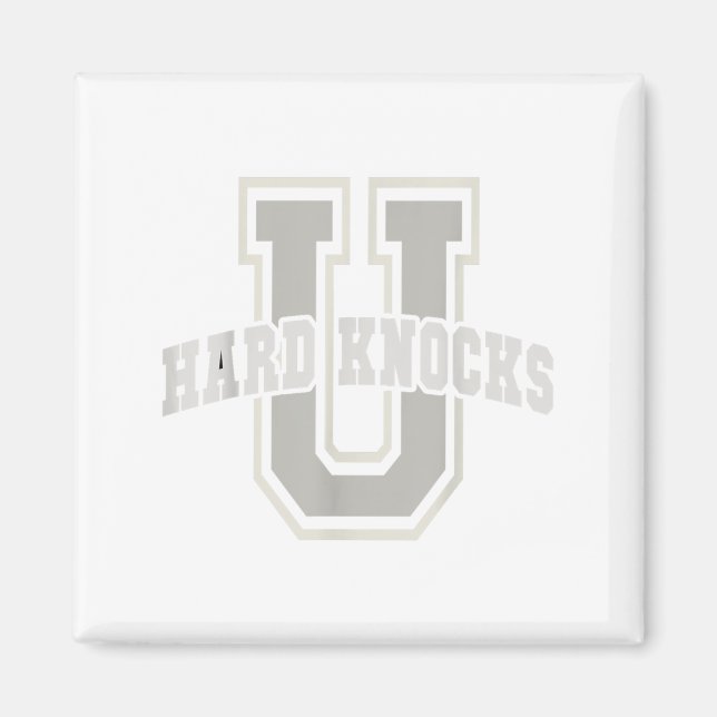 Imán Funny University Of Hard Knocks Affirmation Colleg (Frente)