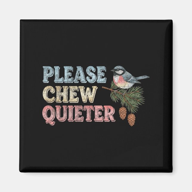 Imán Funny Vintage Bird Nature Bird Watchers  (Frente)