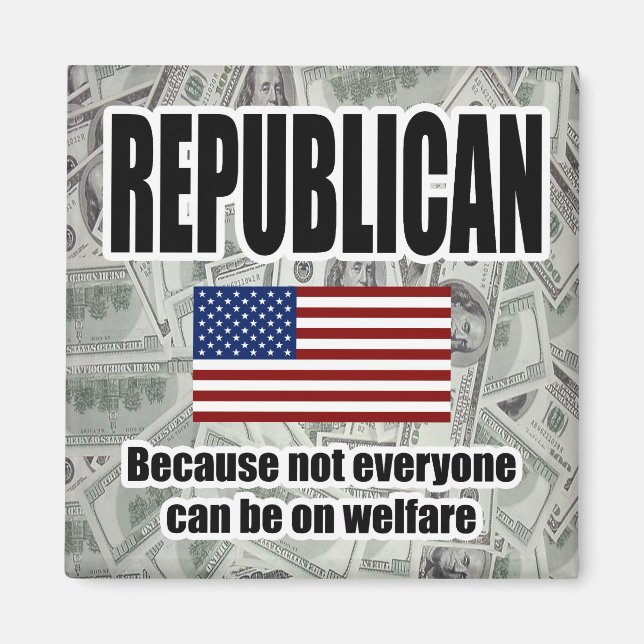 Imán Funny Welfare Magnet (Frente)