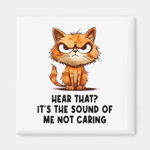 Imán Furioso Meme De Estrés Gracioso De Gato Para El Ga