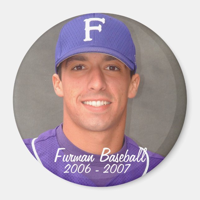 Imán Furman Mug Shots 2006 009, Furman Baseball , 20... (Frente)