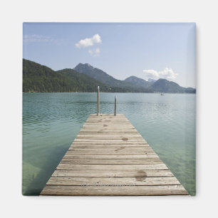 Imán fuschl del lago, salzkammergut, Salzburg,