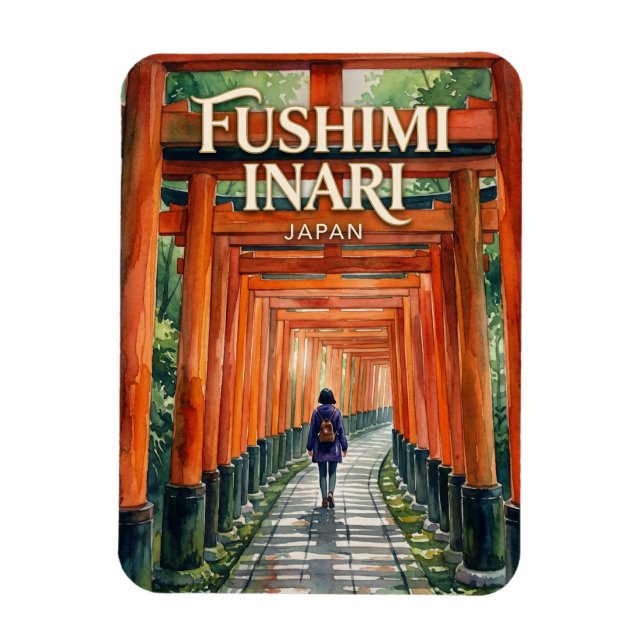 Imán Fushimi Inari-taisha Japón (Vertical)