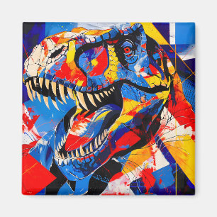 Imán Fusión de dinosaurios T-rex de Wild Retro