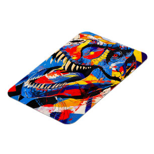 Imán Fusión de dinosaurios T-rex de Wild Retro