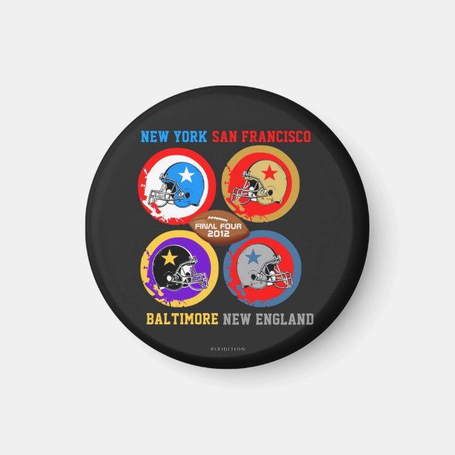 Imán Fútbol 2012 Final Four Magnet 1 (Frente)