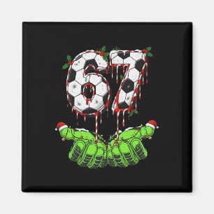 Imán Fútbol 67 Seis Siete Divertido Gen Alpha Meme Gote