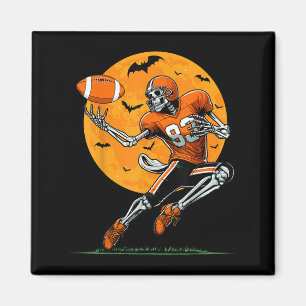 Imán Fútbol Americano Esqueleto Chicos Halloween Fútbol