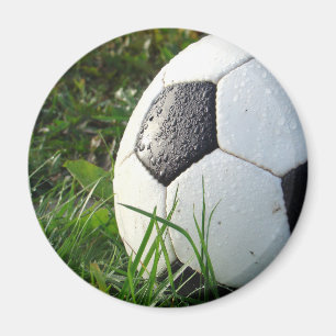Imán Fútbol~ Bola de pies en el campo