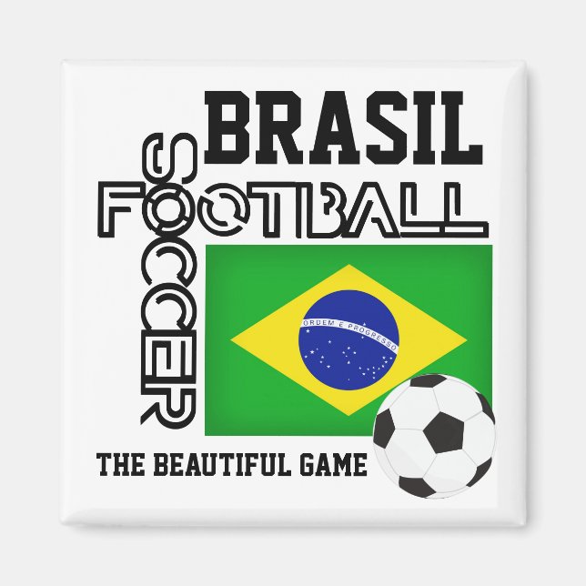 Imán Fútbol BRASIL (Frente)
