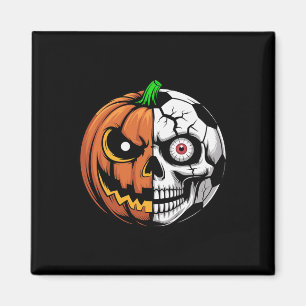 Imán Fútbol Byll Calabaza Cráneo Halloween Footbyll Jug