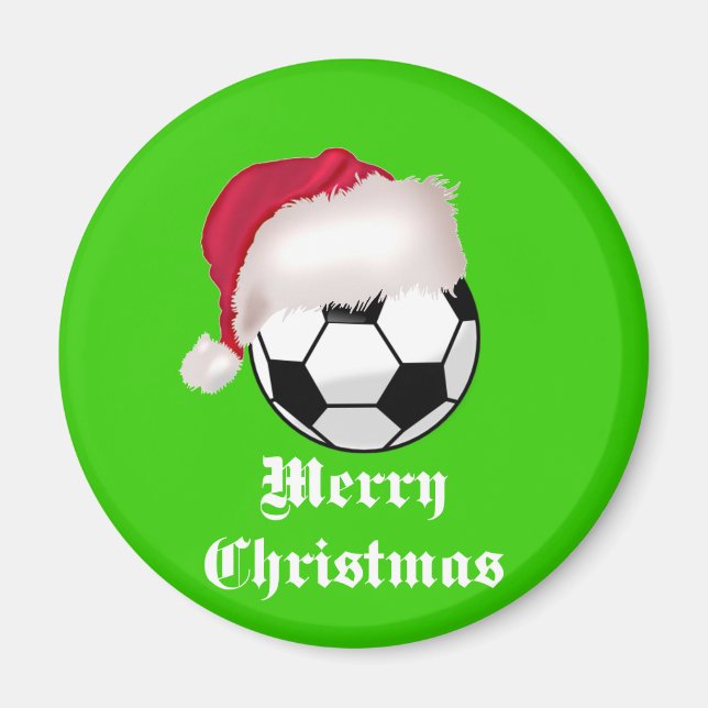 Imán Fútbol Chick Feliz Navidad (Frente)