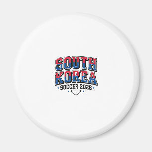 Imán Fútbol Corea del Sur 2026 Fútbol Negrita País Tipo