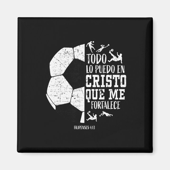 Imán Fútbol Cristiano Español Filipenses (Frente)