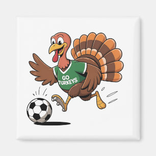 Imán Fútbol de Acción de Gracias, gobbler de Turquía