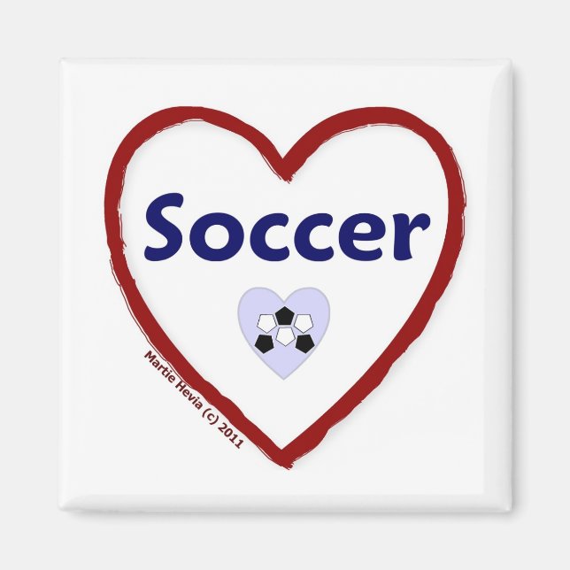 Imán Fútbol de amor (Frente)