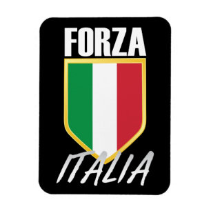 Imán Fútbol de Bandera Italiana Forza Italia