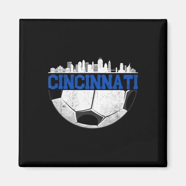 Imán Fútbol de Cincinnati angustiado Cincy nati  (Frente)