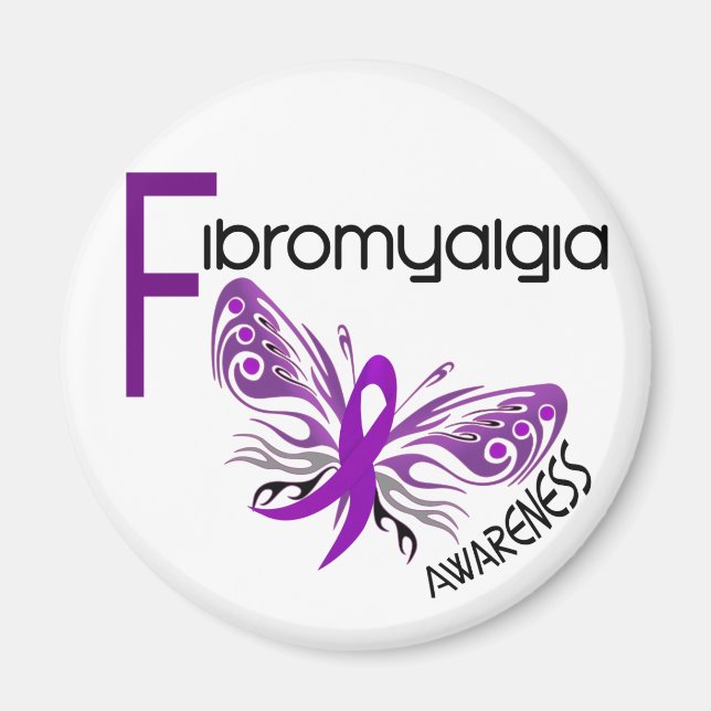 Imán FÚTBOL DE Fibromialgia 3 (Frente)