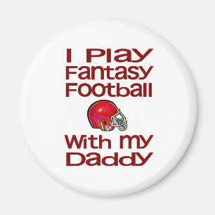 Imán Fútbol de la fantasía del juego con el papá