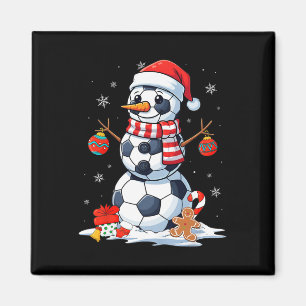Imán Fútbol de Navidad Bylls Muñeco de Nieve Divertido