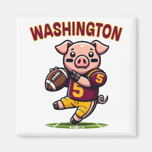 Imán Fútbol de Washington Hog