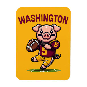 Imán Fútbol de Washington Hog