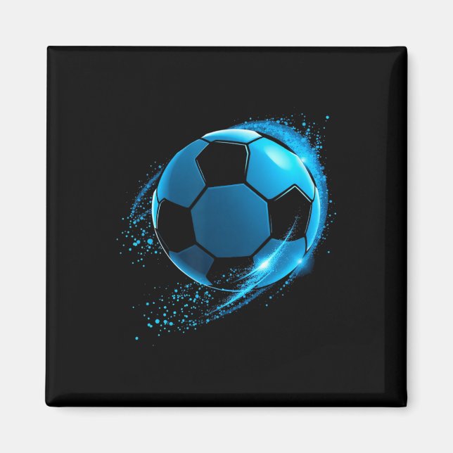 Imán Fútbol Dinámico Azul Ll (Frente)
