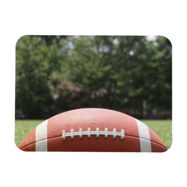 Imán Fútbol en verde cerrado de hierba (Horizontal)