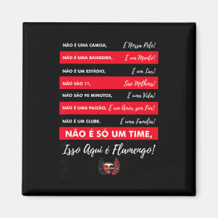 Imán Fútbol Flamengo - Camiseta Esto Aquí es Flamengo