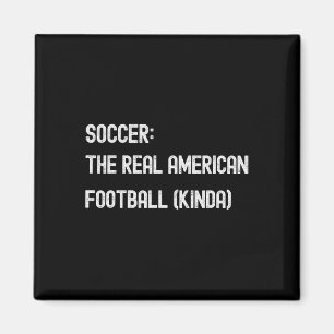 Imán Fútbol Footbyll Divertido Fan Americano Juega Part