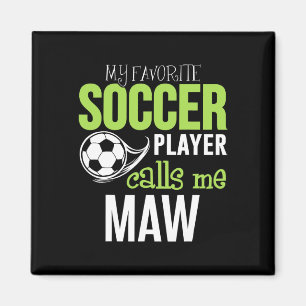 Imán Fútbol Mamá - Mi jugador favorito me llama