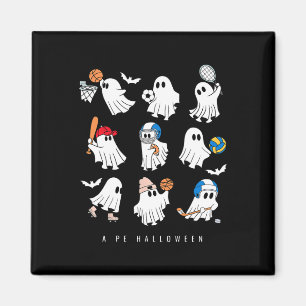 Imán Fútbol S Futbolista De Fútbol De Halloween Pe Teac