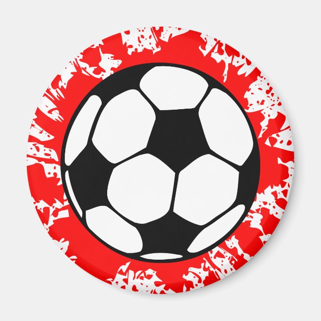 Imán fútbol salpicadura. (Frente)