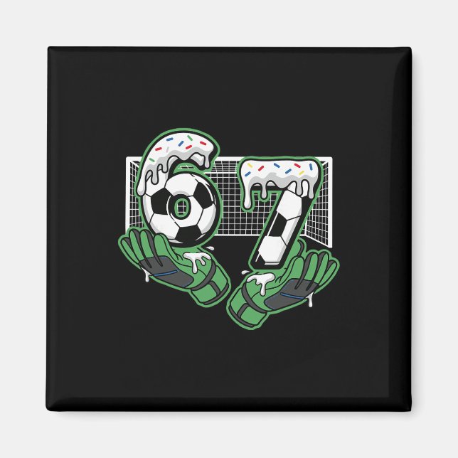 Imán Fútbol Seis Siete 67  (Frente)