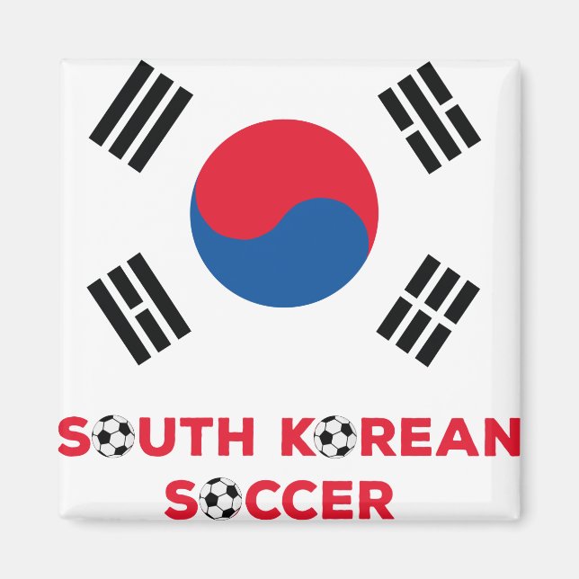 Imán Fútbol surcoreano (Frente)