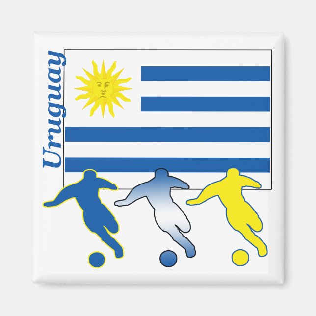 Imán Fútbol Uruguay (Frente)