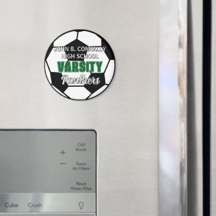 Imán Fútbol Varsity Personalizado Escuela Secundaria
