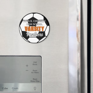 Imán Fútbol Varsity Soccer Personalizado Escuela Secund